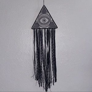 Hanging Evil Eye Macrame